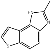 1H-Thieno[3,2-e]benzimidazole,2-methyl-(8CI) 化学構造式