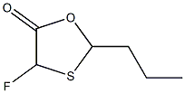 1,3-Oxathiolan-5-one,4-fluoro-2-propyl-(9CI) Structure