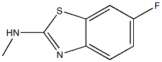 2-Benzothiazolamine,6-fluoro-N-methyl-(9CI) Structure