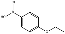 4-エトキシフェニルボロン酸 化学構造式