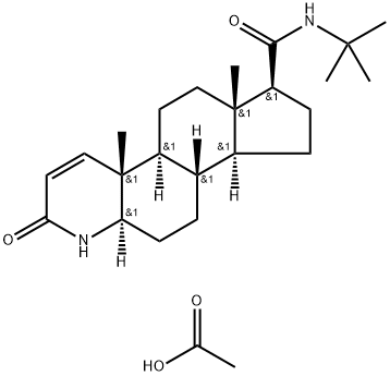 Finasteride (acetate) Structure