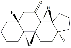 5α-Androstan-7-one 结构式
