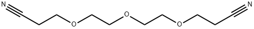 3,3'-[オキシビス(2,1-エタンジイルオキシ)]ビスプロパンニトリル 化学構造式