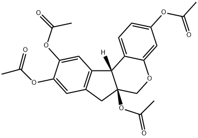 tetraacetylbrazilin Struktur