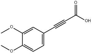3,4-二甲氧基苯丙炔酸 结构式