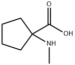 1-(methylamino)cyclopentanecarboxylic acid(SALTDATA: HCl) Struktur