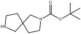 2,7-ジアザスピロ[4.4]ノナン-2-カルボン酸TERT-ブチル 化学構造式
