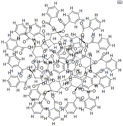 2,3,6-三-O-苯甲酰基-Β-环糊精,23666-43-5,结构式