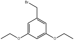 1-(bromomethyl)-3,5-diethoxybenzene Struktur