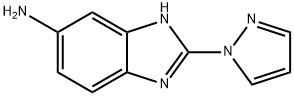 1H-Benzimidazol-5-amine,2-(1H-pyrazol-1-yl)-(9CI) Structure