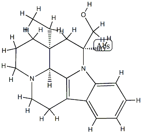 24184-23-4 (3α,14R,16α)-14,15-Dihydro-14α-hydroxyeburnamenine-14-methanol