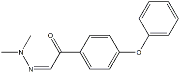 α-(Dimethylhydrazono)-4'-phenoxyacetophenone Structure