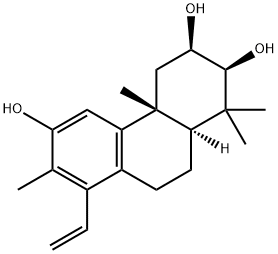 (5S,10R)-13-メチル-17-ノルトタラ-8,11,13,15-テトラエン-2α,3α,12-トリオール 化学構造式