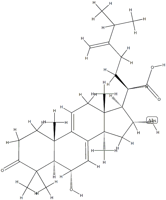 6alpha-Hydroxypolyporenic acid C Structure