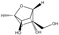 1,5-脱水-ALPHA-D-呋喃葡萄糖 结构式