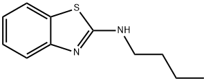 2-(ブチルアミノ)ベンゾチアゾール 化学構造式