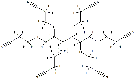 1,2,3,4,5,6-hexakis-O-(2-cyanoethyl)hexitol 