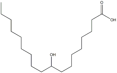 10(9)-hydroxystearic acid 结构式