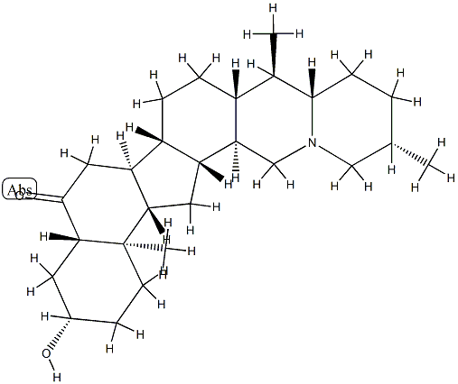 去氢鄂贝定碱, 25650-68-4, 结构式