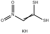 1,1-Ethenedithiol,2-nitro-, potassium salt (1:2) Structure