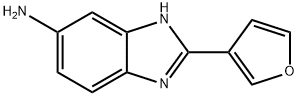1H-Benzimidazol-5-amine,2-(3-furanyl)-(9CI) Struktur