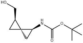 Carbamic acid, [(1S,3R,4R)-4-(hydroxymethyl)spiro[2.2]pentyl]-, 1,1- Structure
