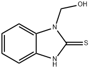2H-Benzimidazole-2-thione,1,3-dihydro-1-(hydroxymethyl)-(9CI) Structure