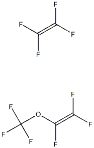 tetrafluoro-ethen polymer with trifluoro(trifluoromethoxy)ethene Structure
