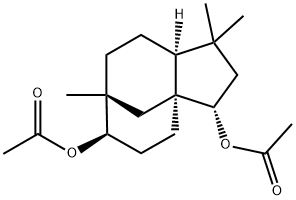 クロバンジオールジアセタート 化学構造式