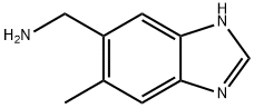 1H-Benzimidazole-5-methanamine,6-methyl-(9CI) Structure