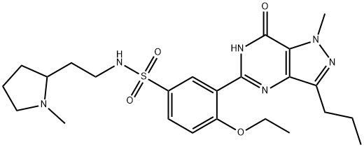 Despropoxy Ethoxy Udenafil, 268204-07-5, 结构式