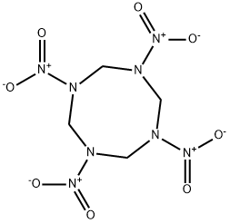 2,4,6,8H-N,N,N,N-Tetranitro-1,3,5,7-tetrazocine 结构式