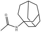 N-(トリシクロ[4.3.1.13,8]ウンデカン-6-イル)アセトアミド 化学構造式