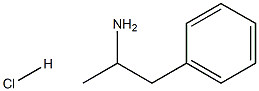 塩酸アンフェタミン 化学構造式