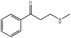 3-(methylamino)-1-phenylpropan-1-one Struktur
