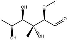6-デオキシ-3-メチル-2-O-メチル-L-タロース 化学構造式