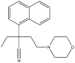 α-Ethyl-α-(2-morpholinoethyl)-1-naphthaleneacetonitrile|