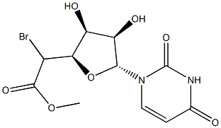 2'(3')-O-bromoacetyluridine Struktur