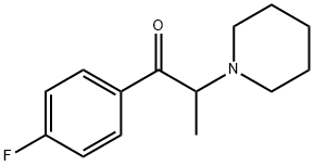 4'-Fluoro-α-piperidinopropiophenone Structure