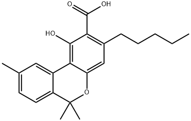 カンナビノール酸 化学構造式
