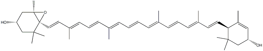 叶黄素环氧化物,28368-08-3,结构式