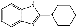 2-(1-ピペリジニル)-1H-ベンズイミダゾール 化学構造式