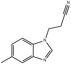 28739-47-1 1-Benzimidazolepropionitrile,5-methyl-(8CI)