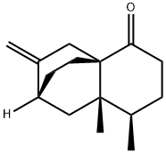 (2R)-1,2,3,4,6,7,8,8a-Octahydro-8β,8aβ-dimethyl-3-methylene-5H-2β,4aβ-ethanonaphthalen-5-one Struktur