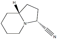 3-Indolizinecarbonitrile,octahydro-,(3R,8aR)-rel-(9CI) Struktur