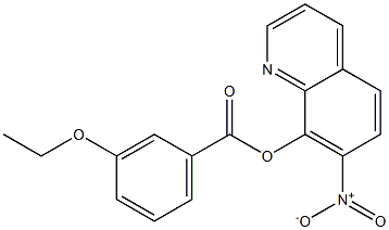7-Nitro-8-quinolinyl=m-ethoxybenzoate Struktur