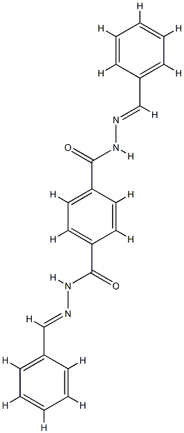 N1,N4-di((E)-benzylidene)terephthalohydrazide Structure