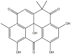 A 3733Y, resistoflavin, 29706-96-5, 结构式