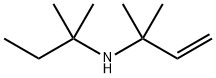 N-叔戊基-1,1-二甲基烯丙基胺 结构式