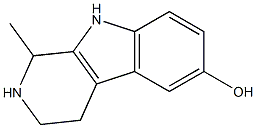 6-hydroxy-1-methyltryptoline Structure
